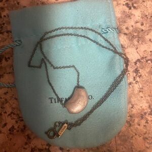 T & Co. bean pendant Light Blue Pouch with Silver Accent…. 25 years old.